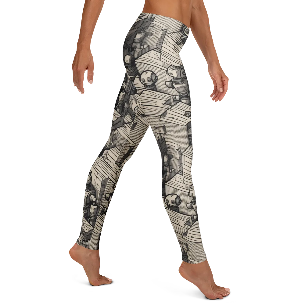 Clockwork Quarter on Leggings — Right
