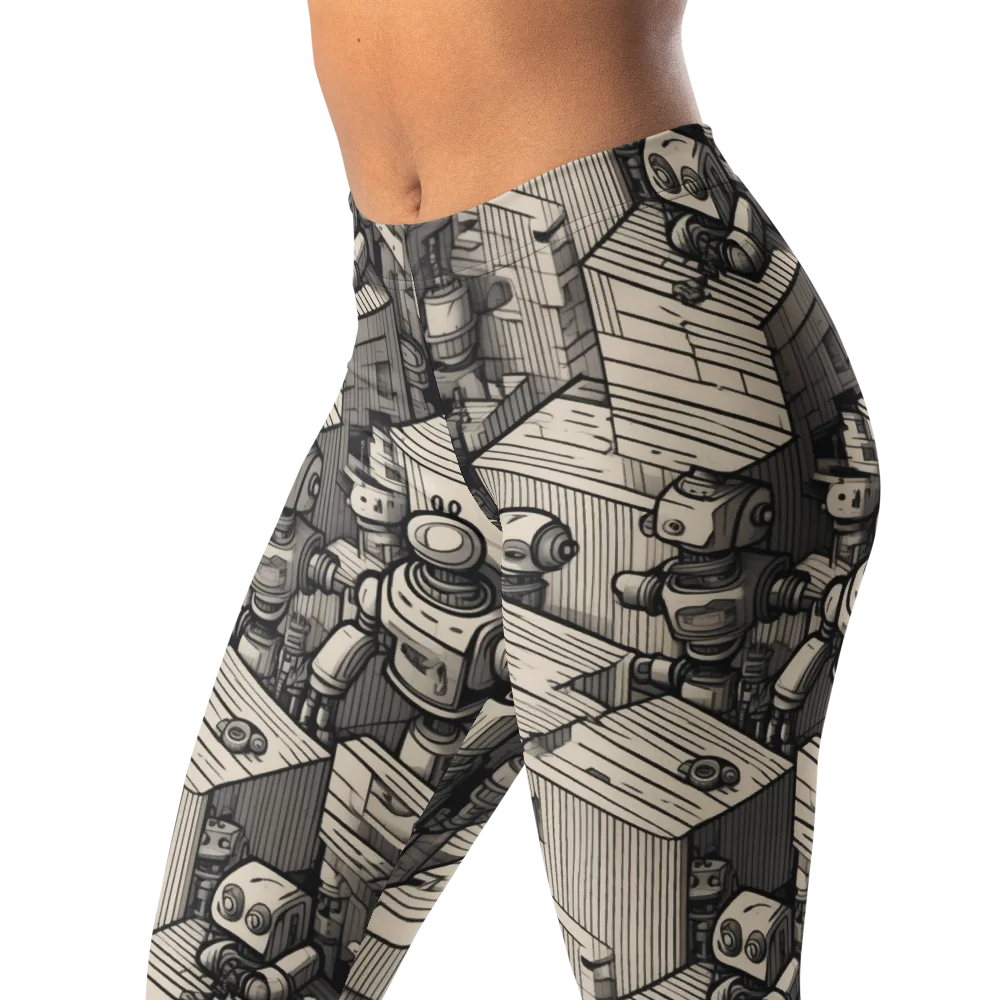 Clockwork Quarter on Leggings — Left Front