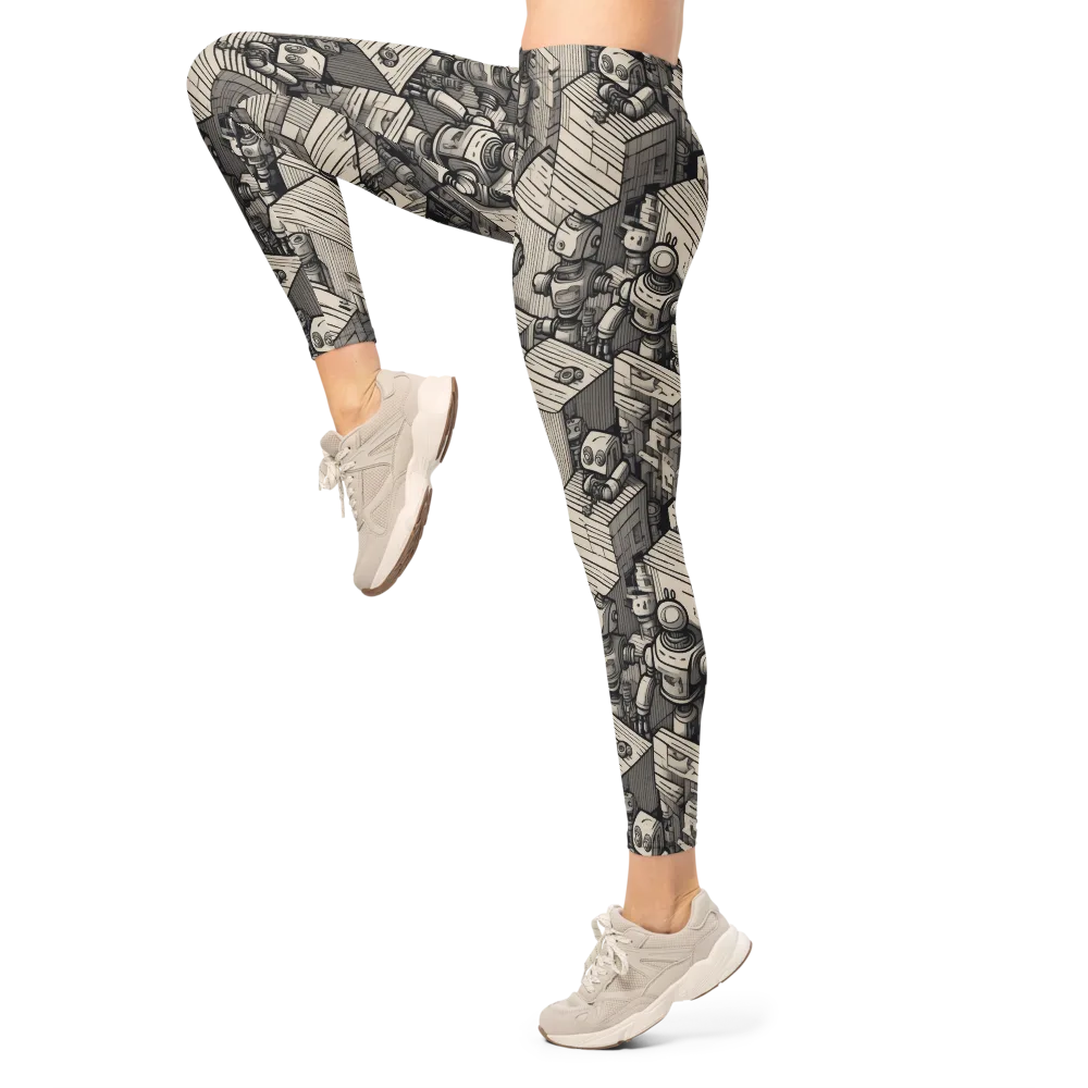 Clockwork Quarter on Leggings — Left