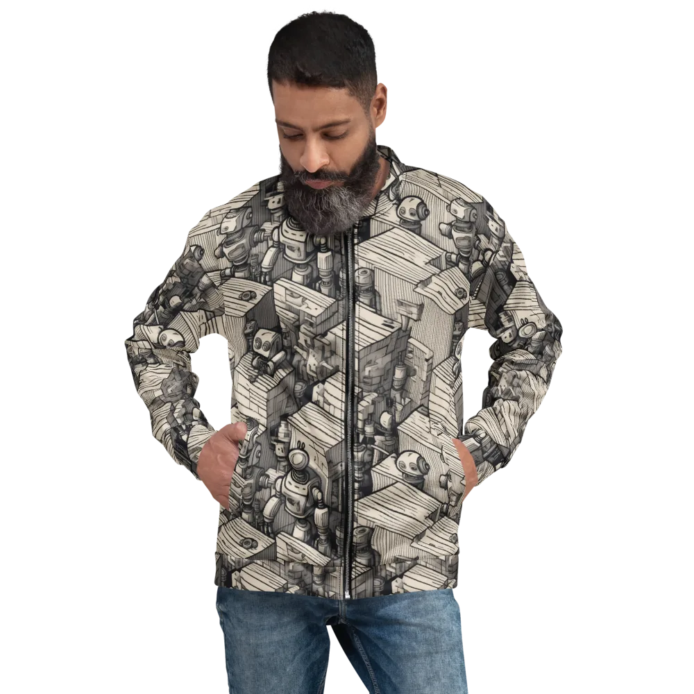 Clockwork Quarter on Bomber Jacket — Front