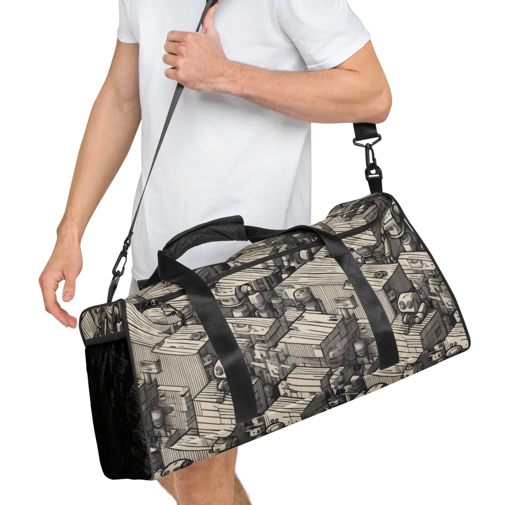 Clockwork Quarter on Duffle Bag — Right Front