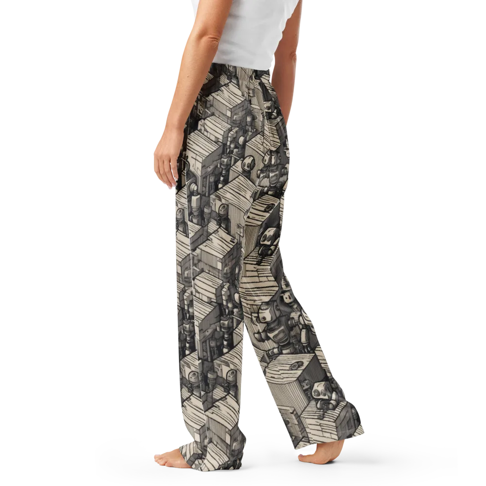 Clockwork Quarter on Women's Pajama Pants — Left