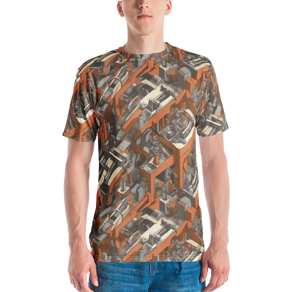 Foundry Flow on Men's Crew Neck T-Shirt — Front