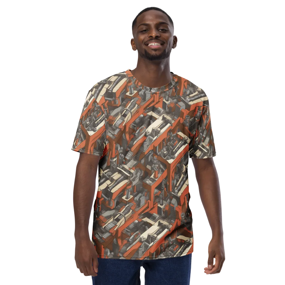 Foundry Flow on Men's Crew Neck T-Shirt — Front