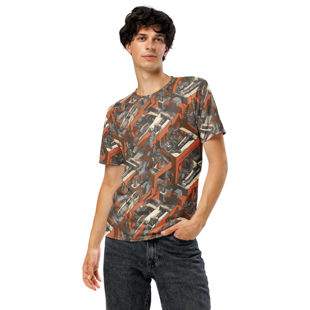 Foundry Flow on Men's Crew Neck T-Shirt — Front
