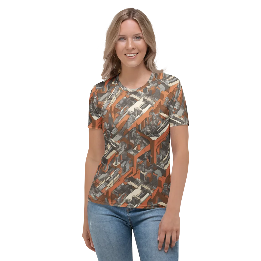 Foundry Flow on Women's Crew Neck T-Shirt — Front