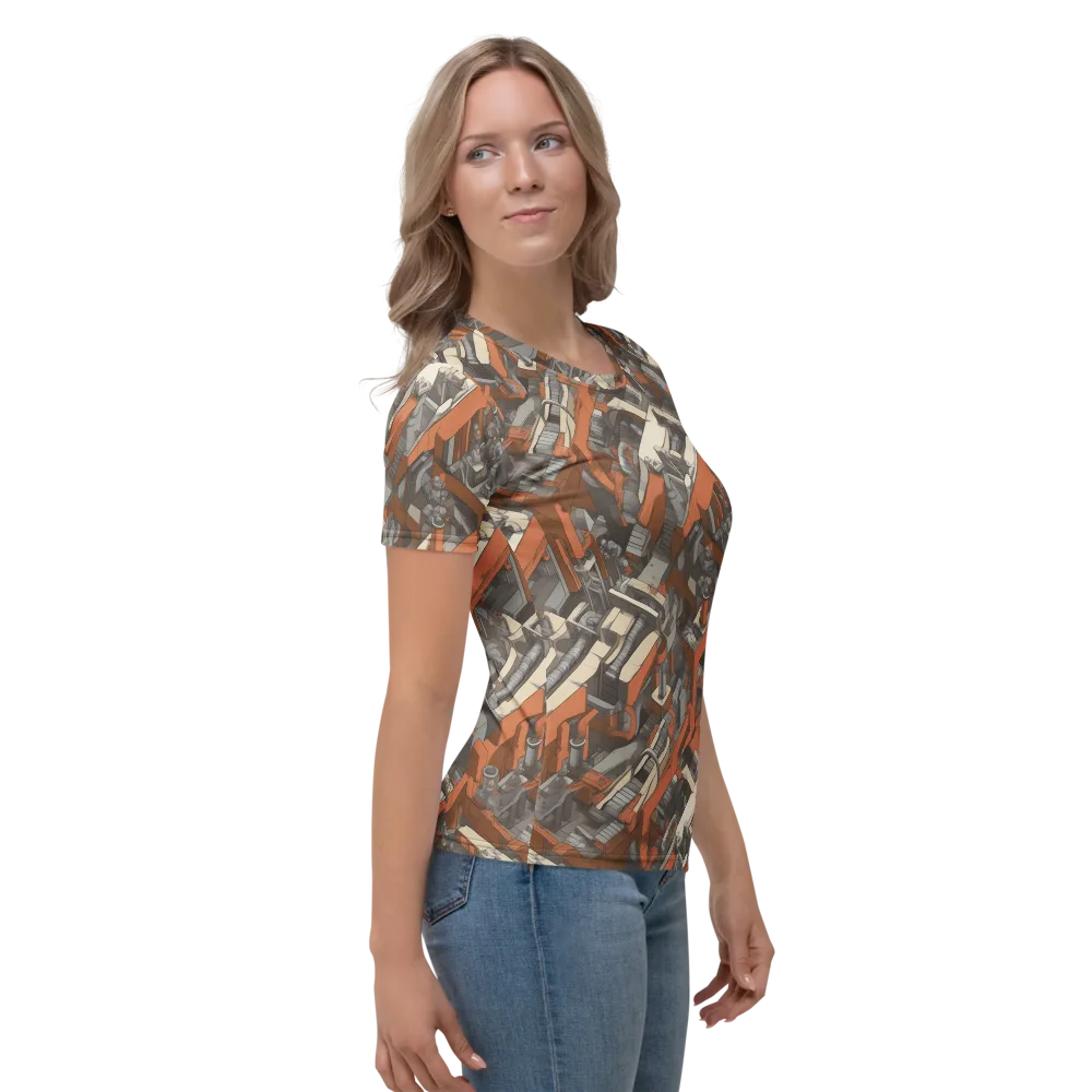 Foundry Flow on Women's Crew Neck T-Shirt — Right