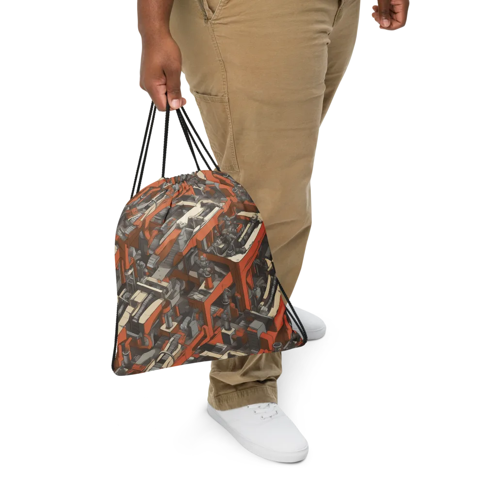 Foundry Flow on Drawstring Bag — Front
