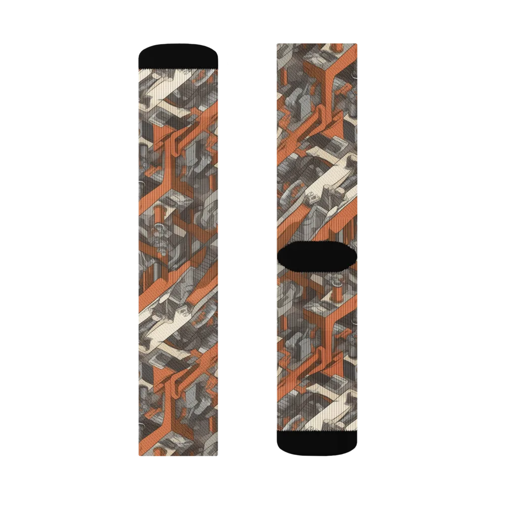 Foundry Flow on Socks — Right Sock