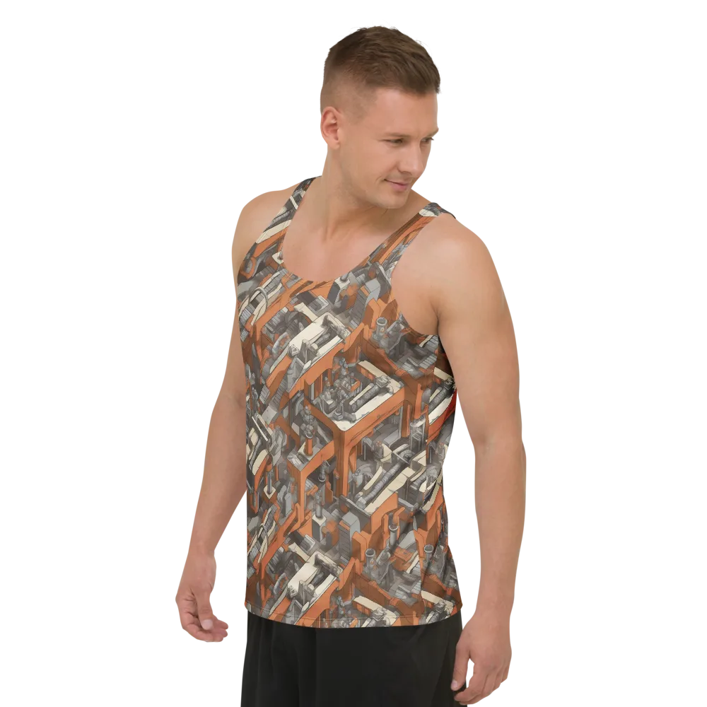 Foundry Flow on Men's Tank Top — Left Front