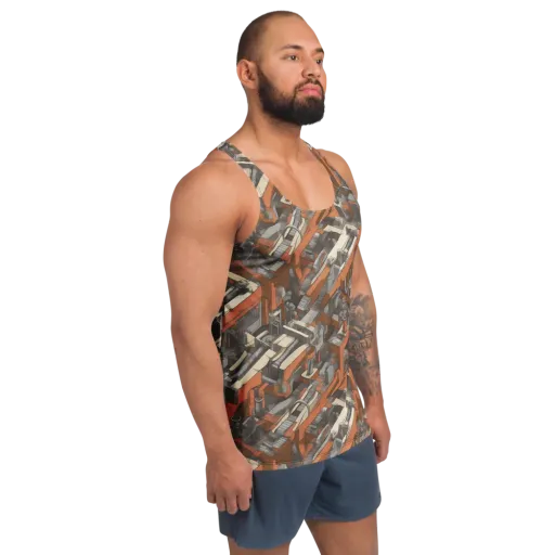 Foundry Flow on a Men's Tank Top