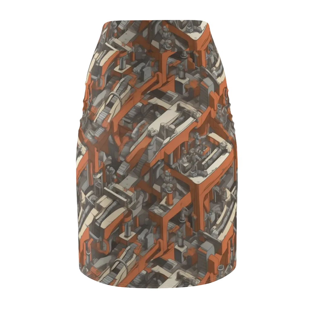 Foundry Flow on Pencil Skirt — Back