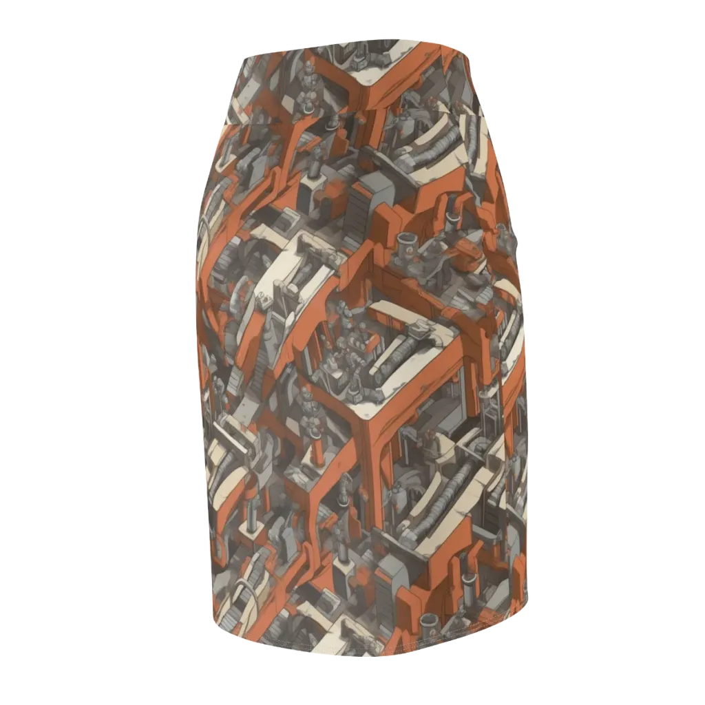 Foundry Flow on Pencil Skirt — Back Side