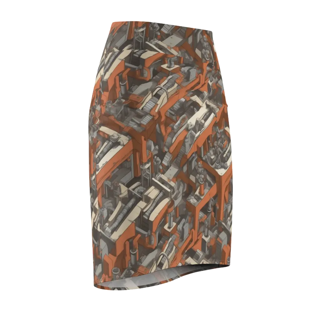 Foundry Flow on Pencil Skirt — Front Side