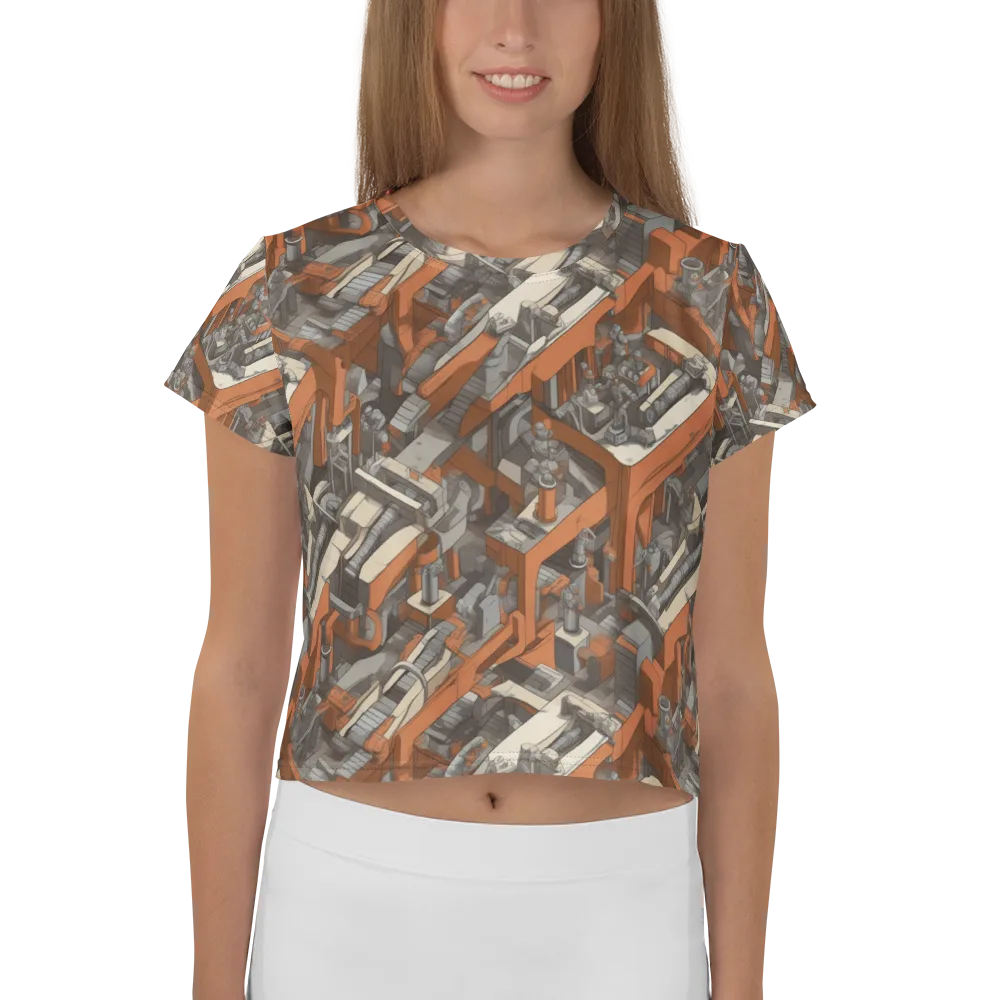 Foundry Flow on Crop Tee — Front