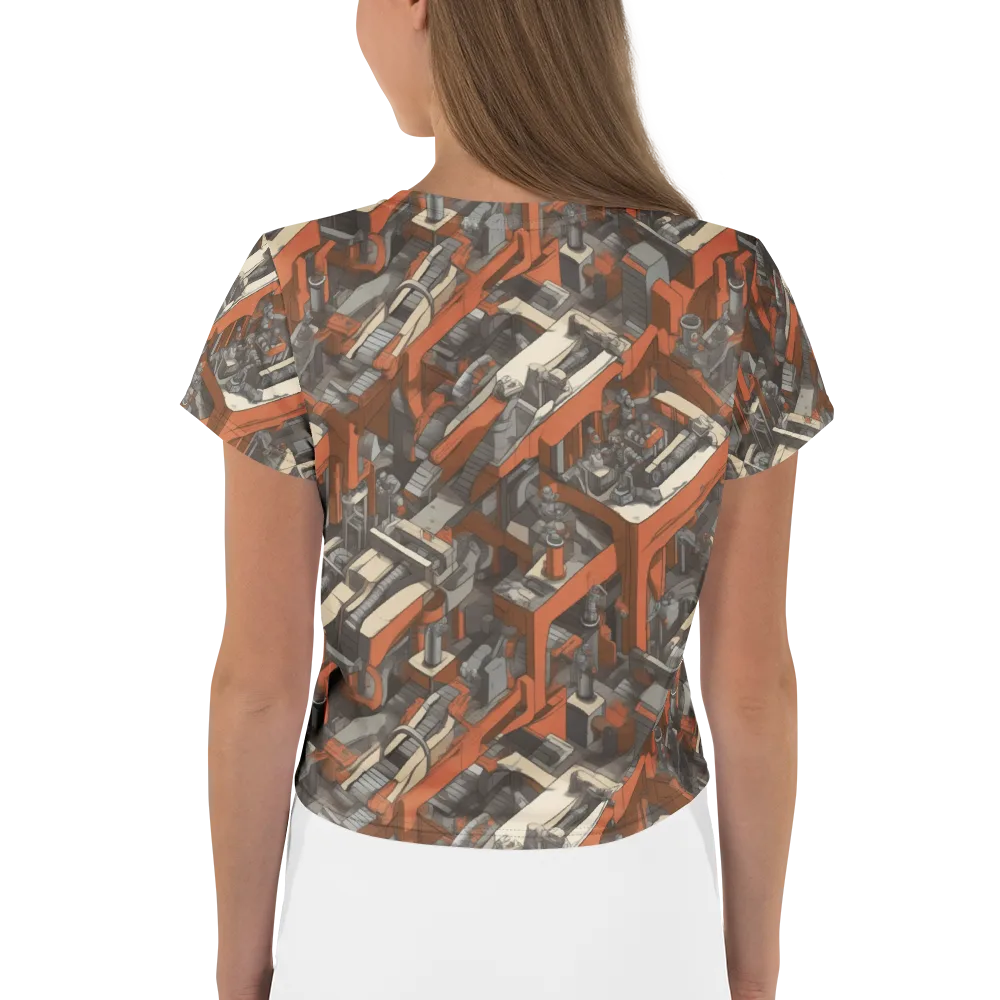 Foundry Flow on Crop Tee — Back