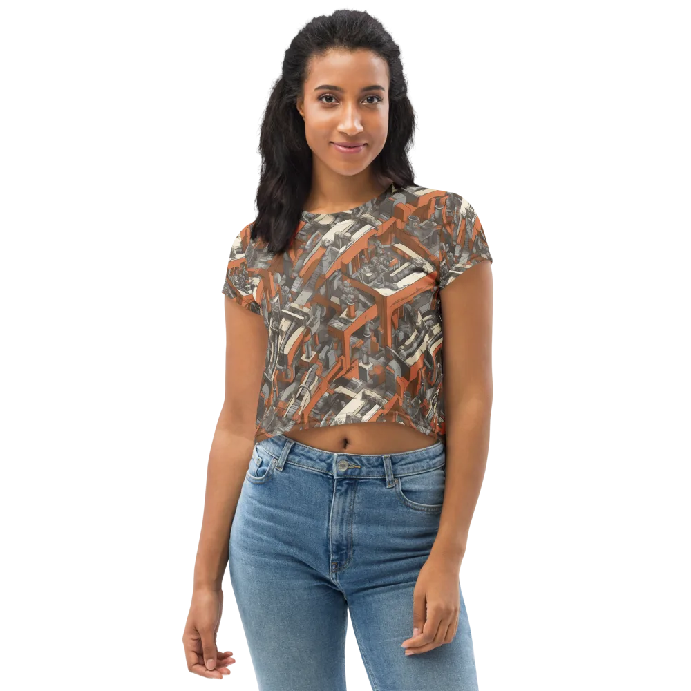 Foundry Flow on Crop Tee — Front
