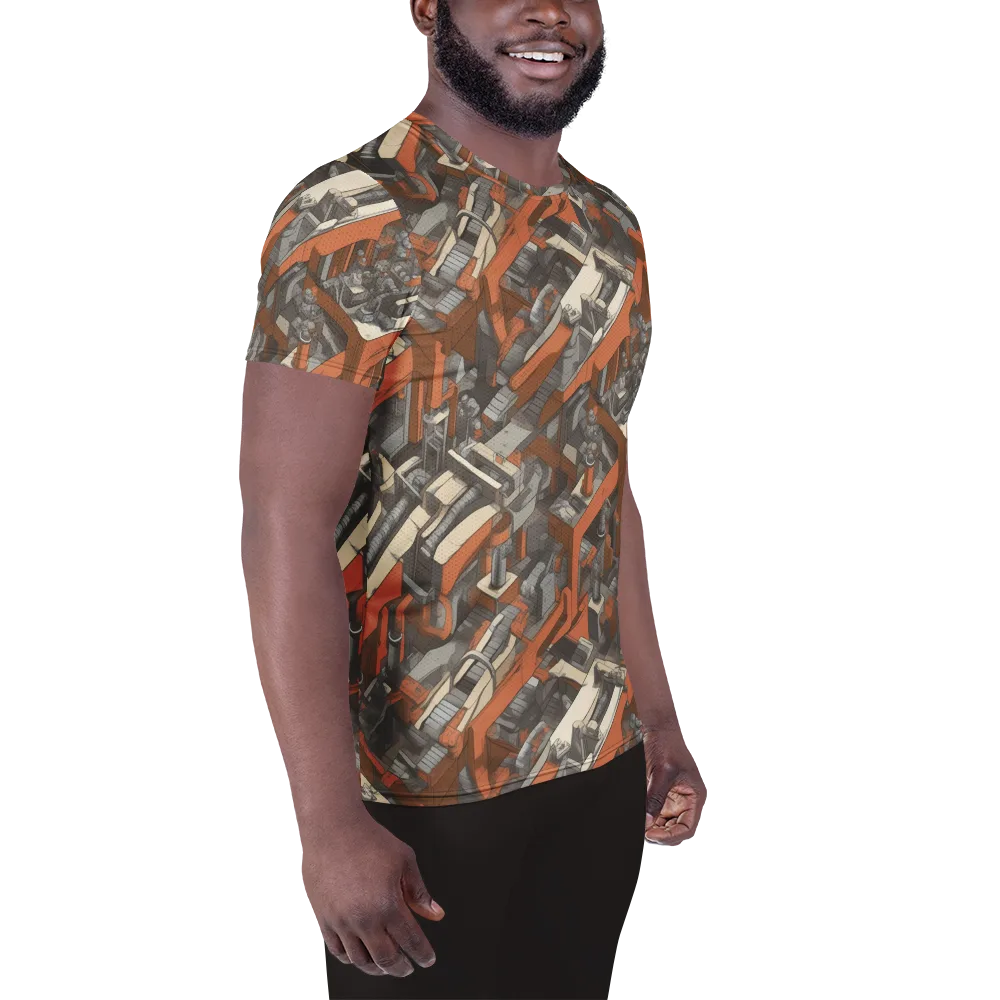 Foundry Flow on Men's Athletic T-Shirt — Right