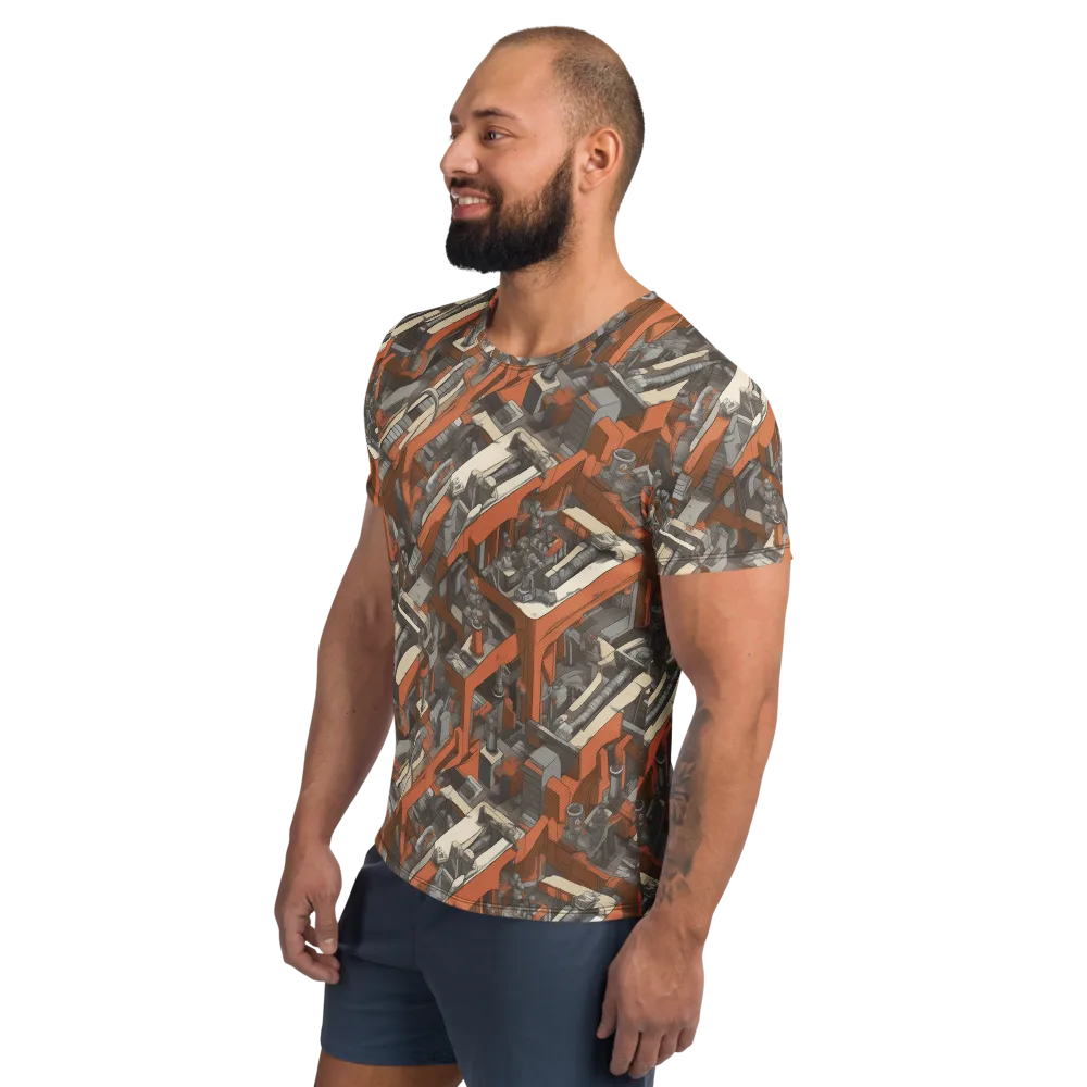 Foundry Flow on Men's Athletic T-Shirt — Left