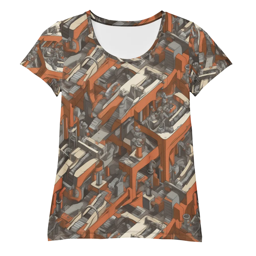 Foundry Flow on Women's Athletic T-Shirt — Front