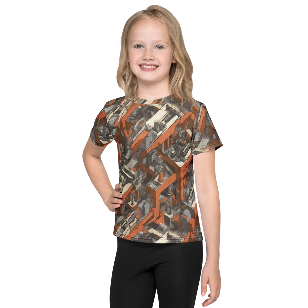 Foundry Flow on Kids Crew Neck T-Shirt — Front