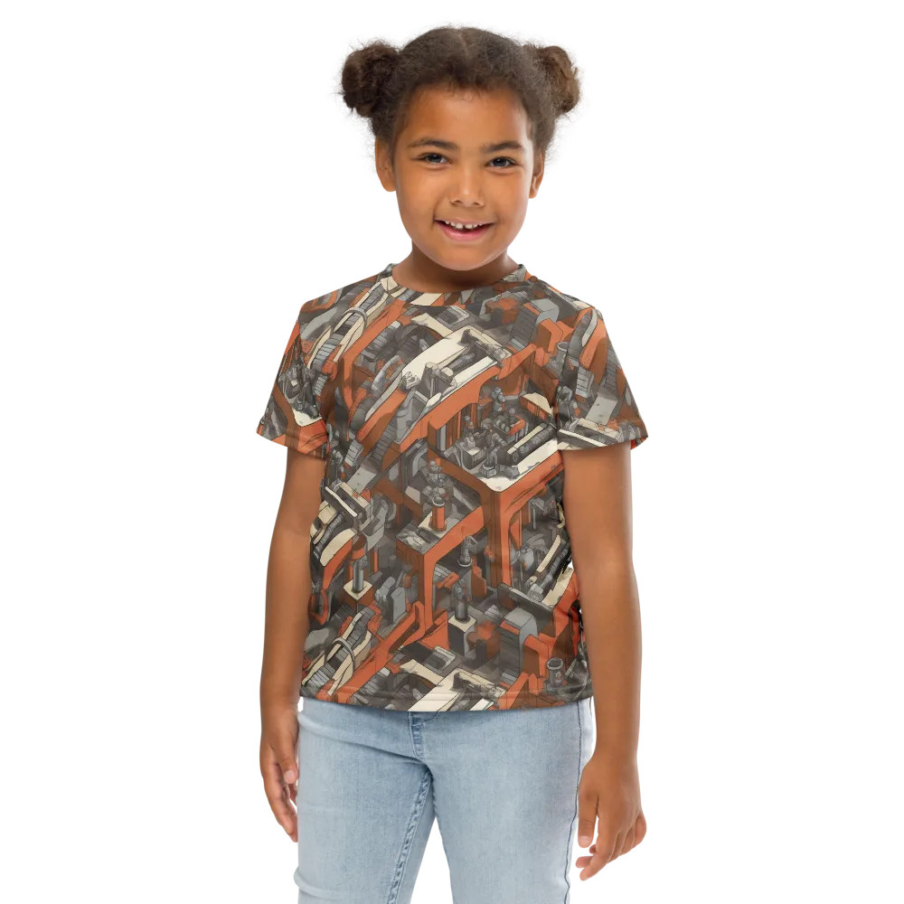 Foundry Flow on Kids Crew Neck T-Shirt — Front