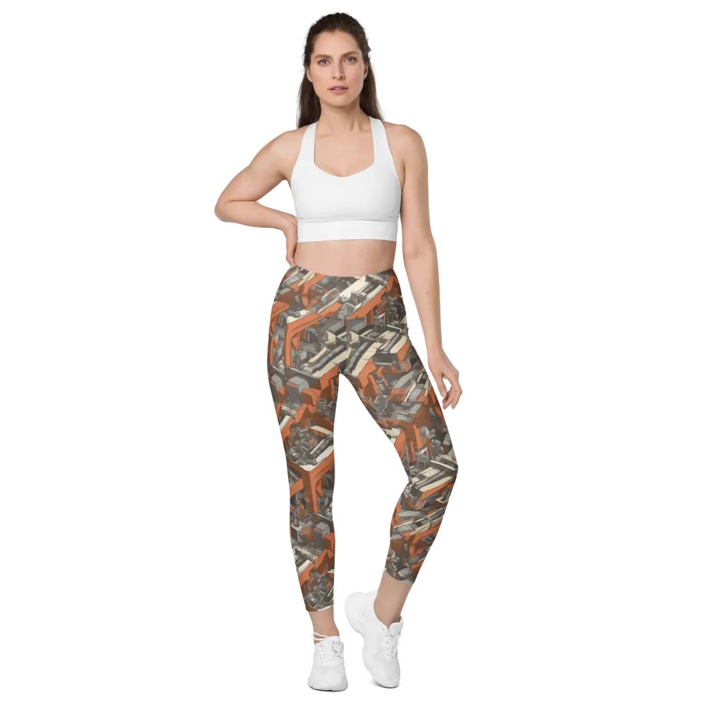 Foundry Flow on Leggings with Pockets — Front