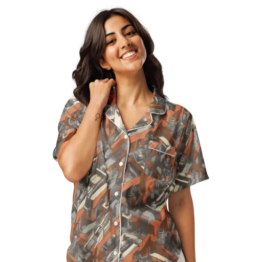 Foundry Flow on a Women's Short Sleeve Pajama Top