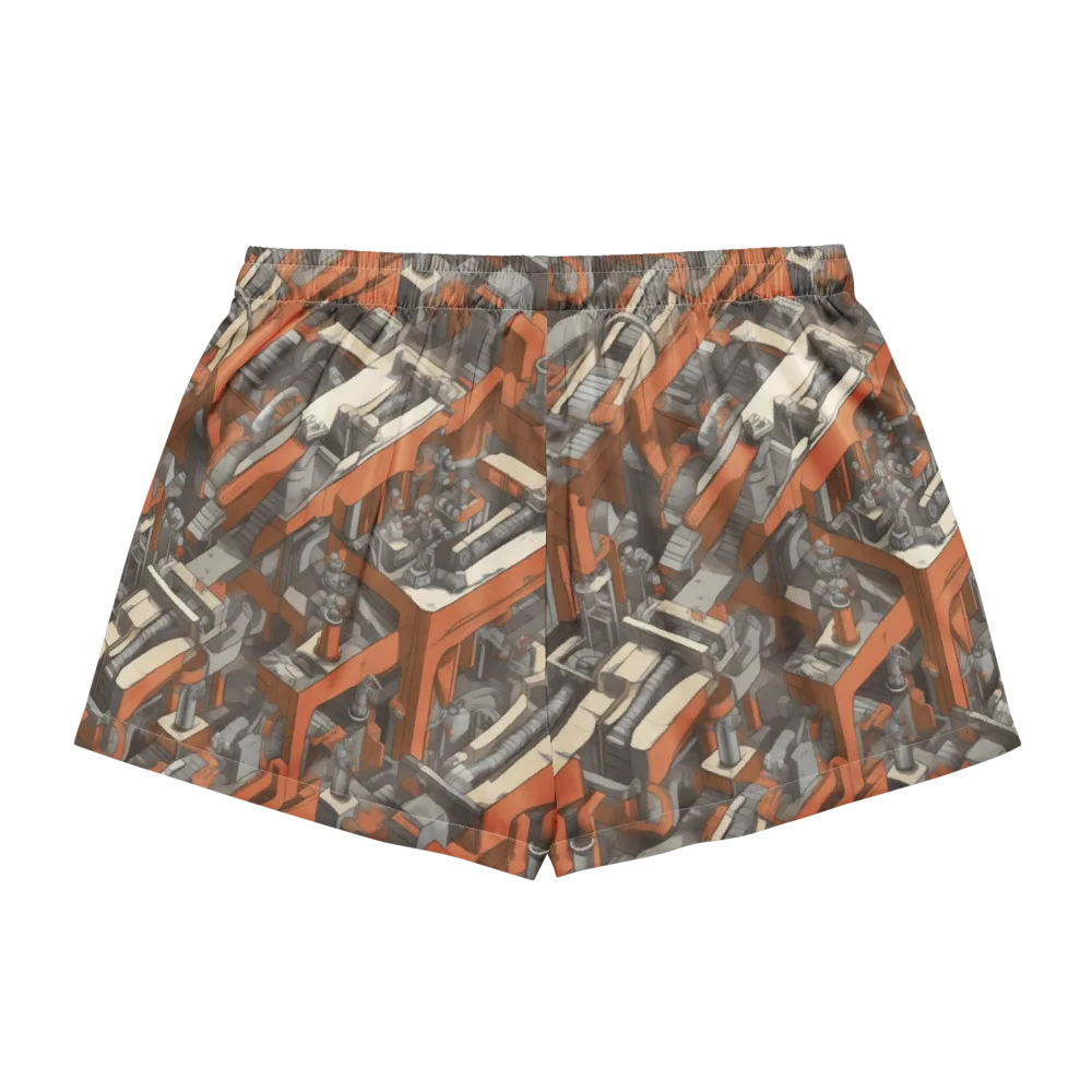 Foundry Flow on Women's Pajama Shorts — Back