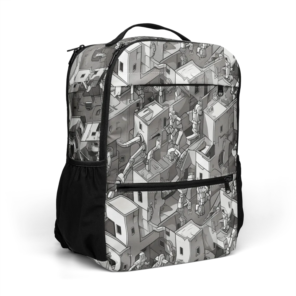 Robot Quarter on Utility Backpack — Right Front