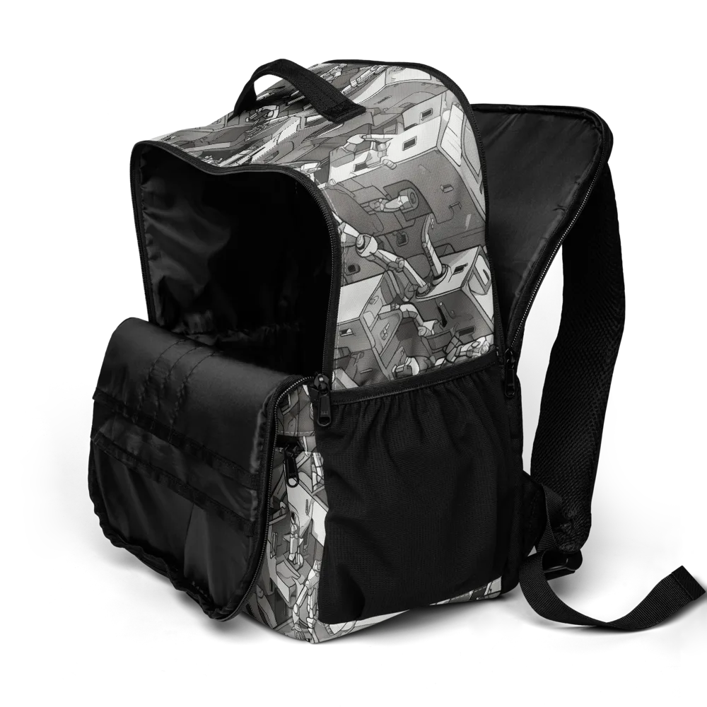 Robot Quarter on Utility Backpack — Product details 2