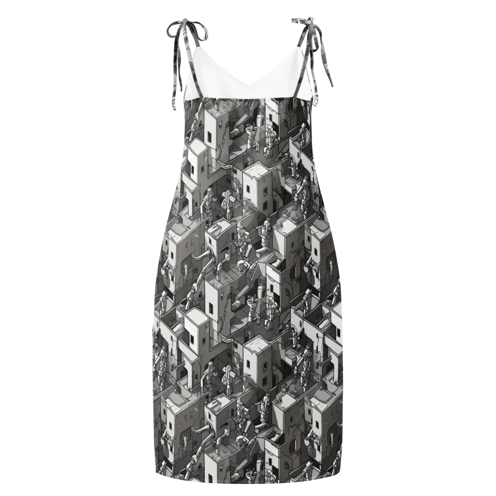 Robot Quarter on Slip Dress — Back