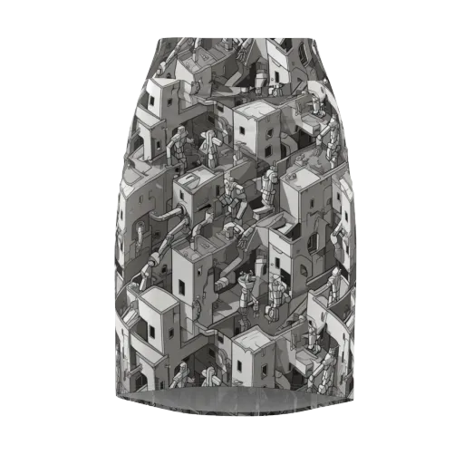Robot Quarter on a Pencil Skirt