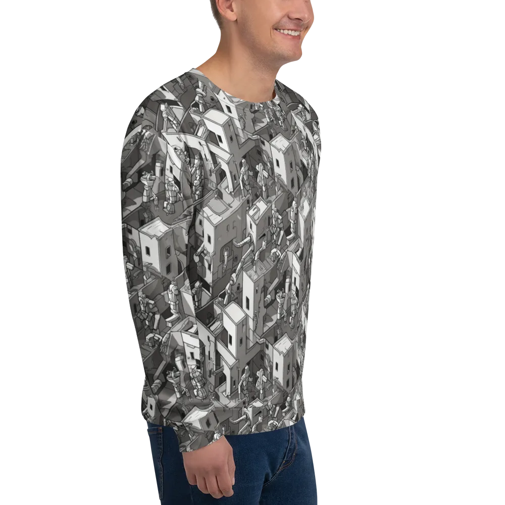 Robot Quarter on Sweatshirt — Right Front