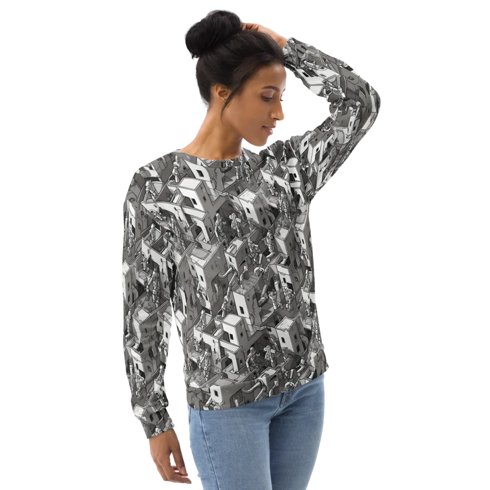 Robot Quarter on Sweatshirt — Right Front
