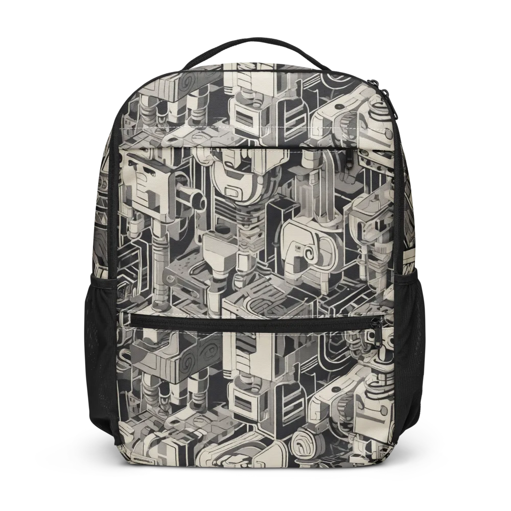 Chrome Automata on Utility Backpack — Front