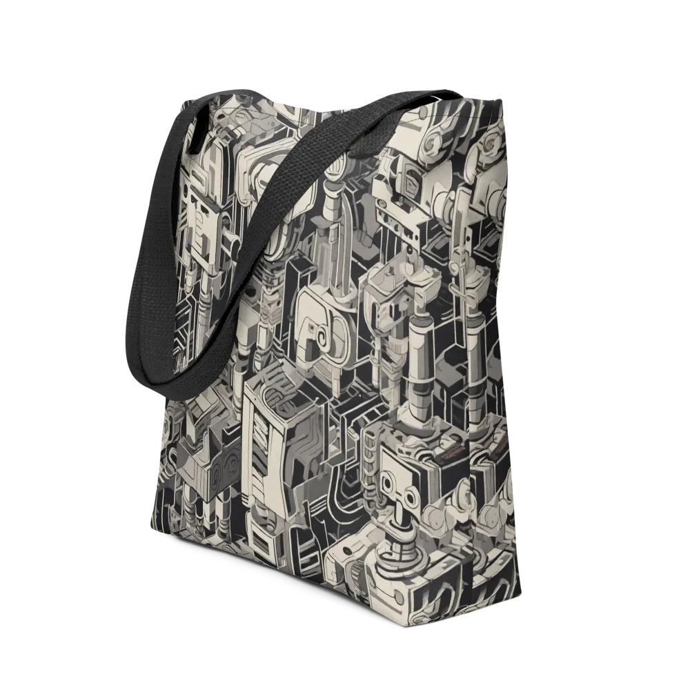 Chrome Automata on Tote Bag — Front