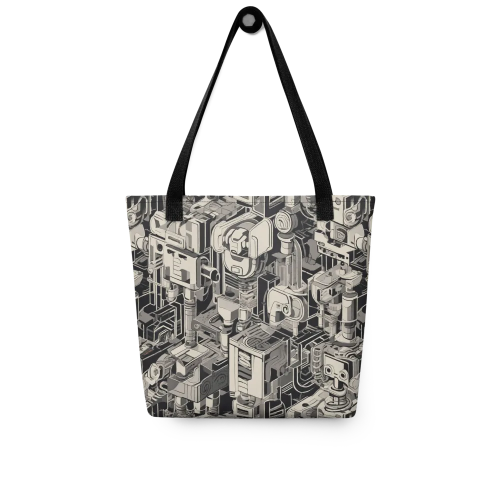 Chrome Automata on Tote Bag — Front