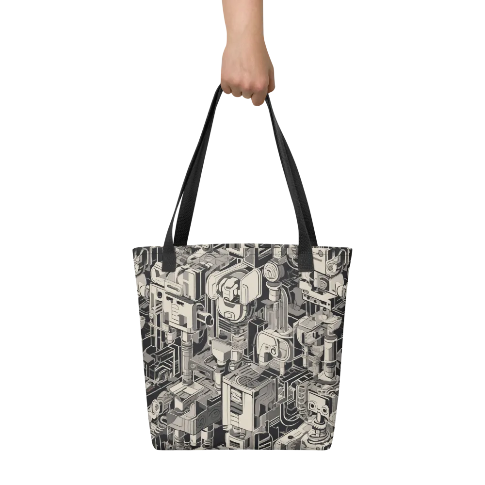 Chrome Automata on Tote Bag — Front