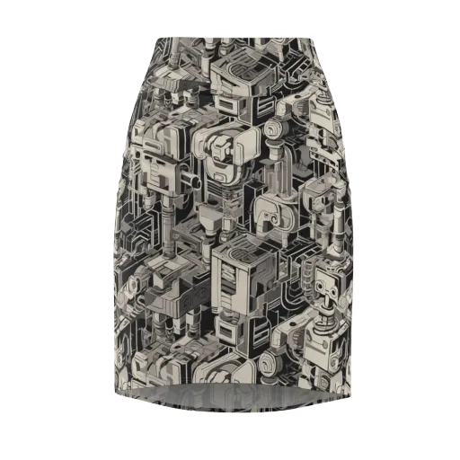 Chrome Automata on a Pencil Skirt