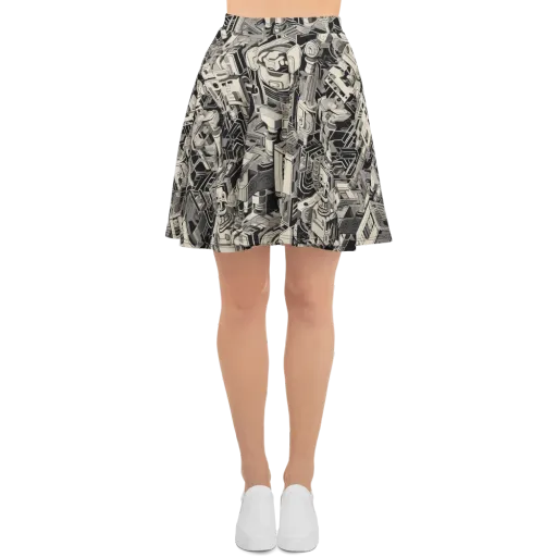 Chrome Automata on a Skater Skirt