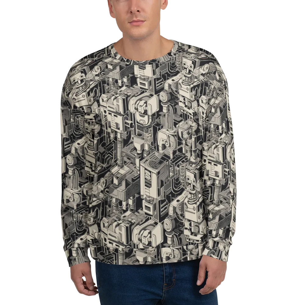 Chrome Automata on Sweatshirt — Front