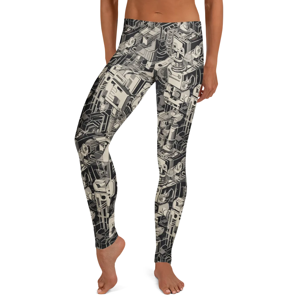 Chrome Automata on Leggings — Front
