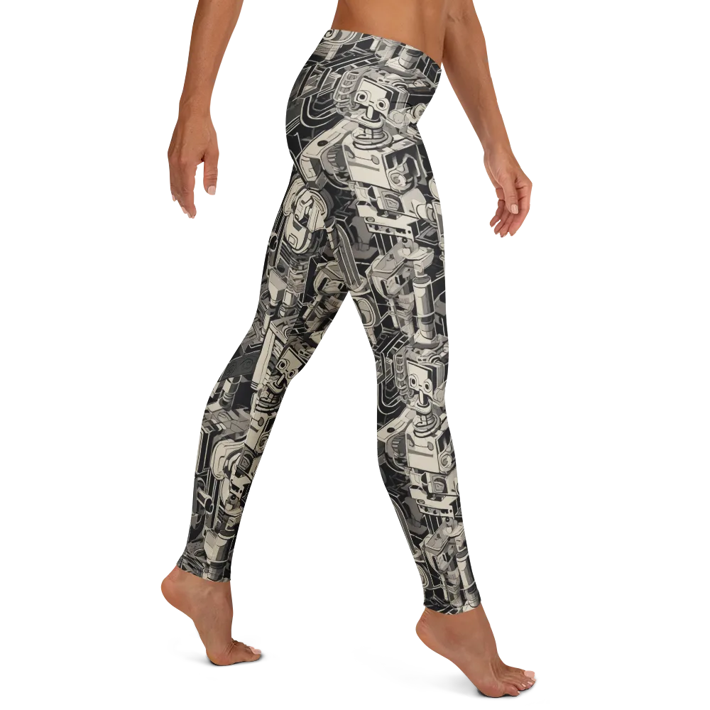 Chrome Automata on Leggings — Right