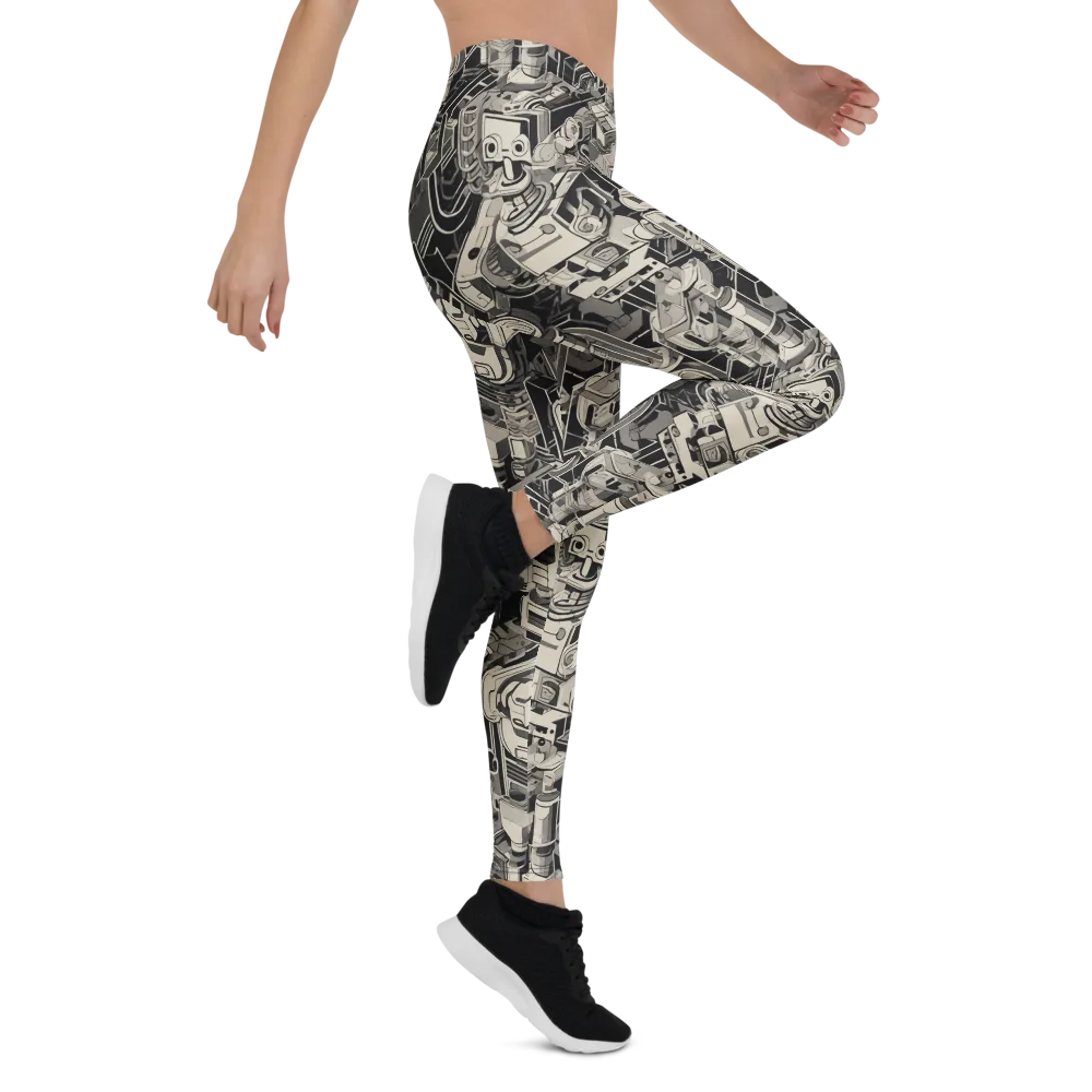 Chrome Automata on Leggings — Right