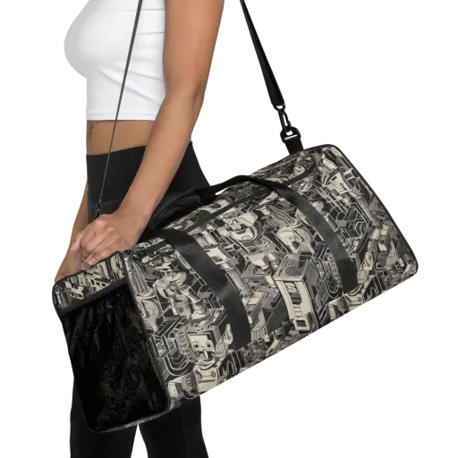 Chrome Automata on a Duffle Bag