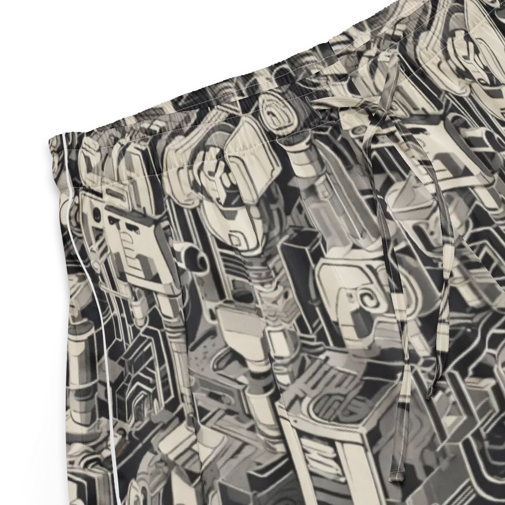 Chrome Automata on Women's Pajama Shorts — Product details