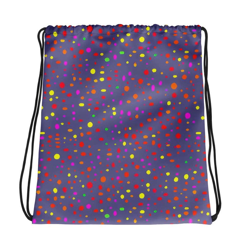 Chromatic Confetti on Drawstring Bag — Photo
