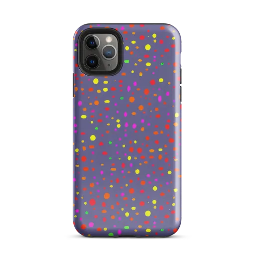 Chromatic Confetti on a Tough Case for iPhone®
