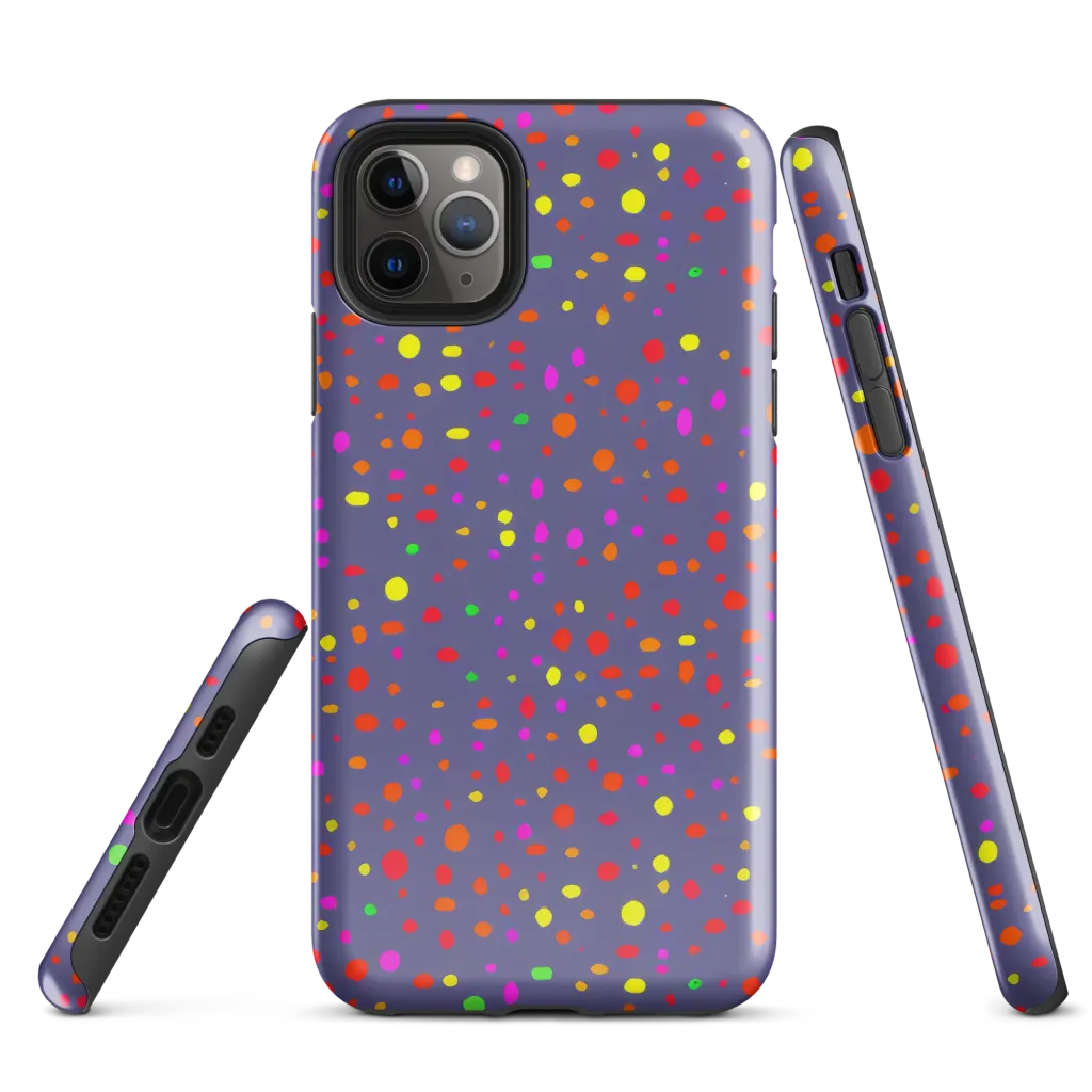 Chromatic Confetti on Tough Case for iPhone® — Front